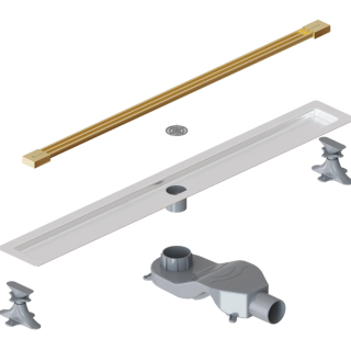 Душевой лоток Boheme B&T Infinity 981-80-G 80см золото